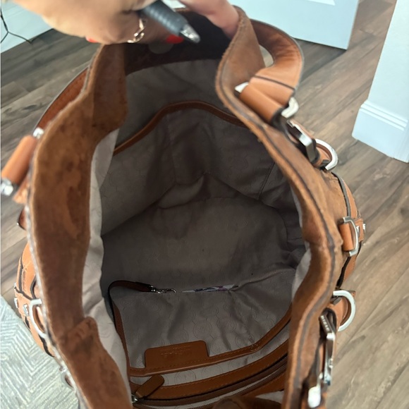 Michael Kors Brown Leather Shoulder Bag - Picture 3 of 3